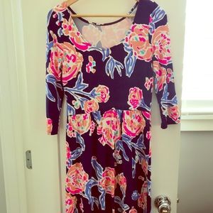 Lilly Pulitzer scoop neck floral dress